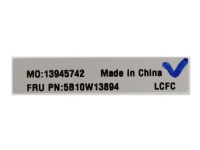 LG Chem - Batteri för bärbar dator - litiumjon - 3-cells - 4050 mAh - 45 Wh - FRU - för ThinkPad L14 Gen 1 L14 Gen 2 L15 Gen 1 L15 Gen 2 L490 L590