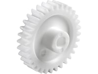 Reely Polyacetal Cylindrisk Kugghjul Modul-Typ: 1.0 Borrdiameter: 4 Mm Antal Tänder: 15