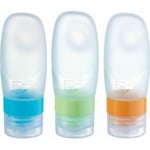 GoTravel Squeeze It Trio reseflaskor i 3-pack