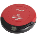 GROOV-E RETRO SERIES PERSONAL PORTABLE CD PLAYER WALKMAN - RED  - GVPS110/RD