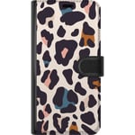 Asus Zenfone 10 Svart Plånboksfodral Leopardmönster