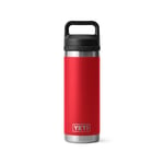 Yeti Rambler 18oz Bottle With Chug Cap - Rescue Red