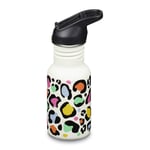 Klean Kanteen Kid Classic Narrow Leopard Print w/ Flip Seal Sport Cap 355 ml