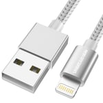 Unbreakcable Lightning Iphone Charger Cable - [apple Mfi Certified] 3.3ft/1m ...