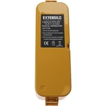 Batterie compatible avec iRobot Create, Dirt Dog aspirateur (4500mAh, 14,4V, NiMH, jaune) - Extensilo