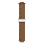 Flätat magnetiskt klockarmband Garmin VivoActive 4S - Brown