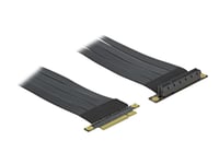 Delock Riser Card Pci Express X8 To X8 With Flexible Cable - Kort För Stigare