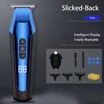 Rechargeable Hair Clipper Trimmer Men's Beard Shaver Waterproof Red