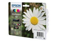 Epson 18 Multipack - 4-pack - 15.1 ml - svart, gul, cyan, magenta - original - bläckpatron - för Expression Home XP-212, 215, 225, 312, 315, 322, 325