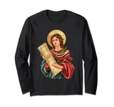 Saint Philomena Holding A Scroll Long Sleeve T-Shirt
