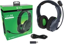 PDP LVL50 Wireless Stereo Gaming Headset (Black) (xbox one)