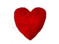 Sako taske pouffe Hjerte rød XXL 140 x 100 cm