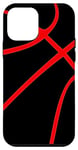 iPhone 12 mini Basketball Sport Black with Red Case