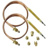 Thermocouple & Fixings kit 1500mm for NEW WORLD 50TWLMSvLPG Gas Cooker Hob x 2
