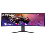 LG UltraGear Curved Gaming Monitor 45GR75DC, 45 inch, 1440p, 200Hz, 1ms Response Time, VA Display, HDR 10, AMD FreeSync Premium Pro, Smart Energy Saving, DisplayPort, HDMI, USB-C