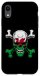 iPhone XR Wales UK Flag Skull Pride Wales UK Gifts Love Wales Souvenir Case