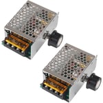 2-pack AC 220V 4000W högpresterande SCR elektronisk spänningsregulator