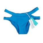 Seafolly Women's Active Split Band Bikini Bottom, Electric Blue. Size 10 UK