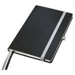 Leitz A5 Squared Notebook Paper Pad Office Desk Writing Stationery Black 5 Pack
