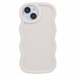 Wavy Edge TPU Skal iPhone 13 Vit