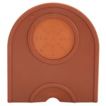 (Brown Small)Mother's DayCoffee Machine Handle Pad Silicone Convenient Coffee