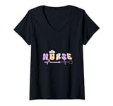 Womens Registered Nurse,RN Nursing Nurse Day & Nurse Womens V-Neck T-Shirt