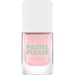 Catrice Pastel Please Vernis à ongles n° 010, rose, durable, hautement pigmenté, scintillant, couleur intense, sans acétone, végétalien, sans particules de microplastique, sans parfum, 10,5 ml
