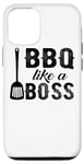 Coque pour iPhone 12/12 Pro BBQ Like A Boss - Funny Barbeque Lover
