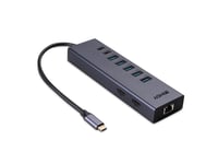 Lindy 43373, Kabel, Usb 3.2 Gen 2 (3.1 Gen 2) Type-C, 100 W, 10,100,1000 Mbit/S, 10Base-T, 100Base-Tx, 1000Base-T, Grå