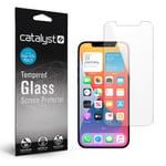 Designed for iPhone 12/12 Pro Tempered Glass Screen Protector by Catalyst with Cleaning Pad, Shatter Proof, HD Clear Scratch Protection, Bubble Free Easy Install Screen Film, Dust Removal Stick