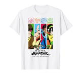 Avatar: The Last Airbender Group Character Panels T-Shirt