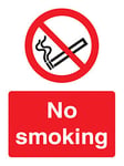 St John Ambulance Self Adhesive No Smoking Sign