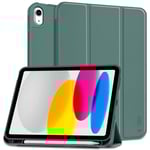 Tech-Protect iPad 11" (2025) / iPad 10.9" (2024/2022) SC Fodral m. Apple Pencil Hållare - Mörkgrön