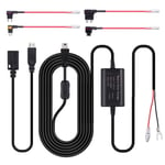 eSynic Dash Cam Hardwire Kit Universal Dash Cam Hard Wire Kit with Low-Profile Mini/Mini/ATO/Micro2 Fuse Kit and a Micro USB to Mini USB Adapter Cable for Dash Cam GPS Navigator Car Recorder etc