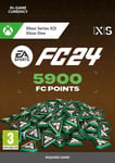 EA SPORTS FC 24 - 5900 Ultimate Team Points (Xbox One/Series X|S) Key GLOBAL