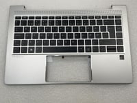 For HP ProBook 630 G8 M21668-091 Norwegian Norway Palmrest Keyboard BL Top Cover