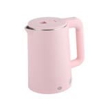 (Pink)2.3L Electric Kettle Stainless Steel Double Layer Anti Sclading Automat