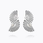 Caroline Svedbom Flamenco Örhängen / Crystal (Rhodium)