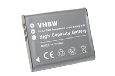 vhbw 1x Batterie compatible avec Pentax Optio WG-1 GPS, WG-10, WG-1, WG-3 GPS, WG-3, WG-2 appareil photo (600mAh, 3,6V, Li-ion) - Remplacement pour D-Li92