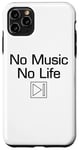 iPhone 11 Pro Max No Music No Life Case
