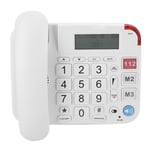 YOUTHINK Large Button Phone for Elderly, One Key SOS Dial Telephone Large Key High Volume Hands‑free Calls Landline