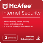 McAfee Internet Security, 3 Devices 2 Years