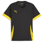 PUMA Trenings T-skjorte Teamgoal - Sort/gul T-skjorter unisex