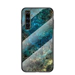 Hülle® Gradient Color Anti-Scratches Glass Case Compatible for OPPO Realme X50 Pro 5G (4)