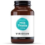 Viridian Organic Milk Thistle - 30 x 400mg Vegicaps