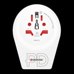 Skross Univeral till Europa USB C20PD reseadapter - Vit
