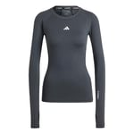adidas Women Techfit Long-Sleeve Training Long-Sleeve Long Sleeve T-Shirt, XS Black