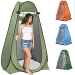 Portable Pop Up Tents, Outdoor Camping Toilet Shower Instant Privacy Room Tent, for Outdoors Hiking, Lightweight, Sturdy, Foldable - with Carry Bag Windbreak Rope Stake (Blue, 1.5*1.5*1.9M)