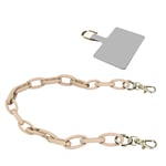 Phone Jewel Thick Link Chain 58cm Milano Series beige
