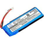 TECHTEK Batteries Compatible avec [JBL] Flip 3, Flip 3 Gray, Flip 3 Splashproof, JBLFLIP3GRAY remplace GSP872693, pour GSP872693 02, pour P763098 03